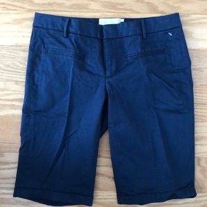 NWOT Anthropologie, Blue, Cuffed Shorts, 0